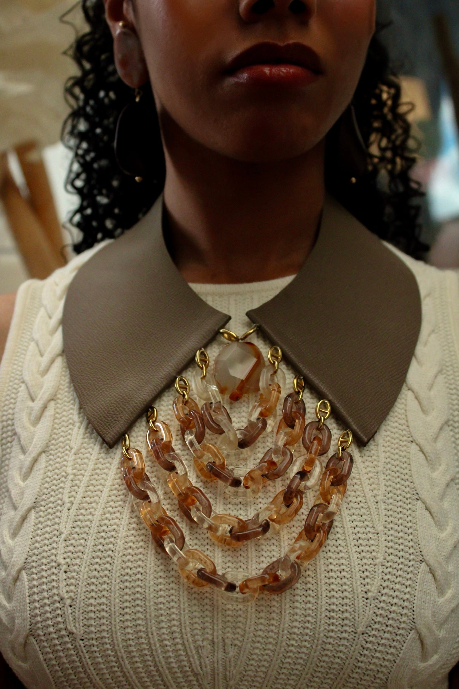 Collier col cuir x CCC24