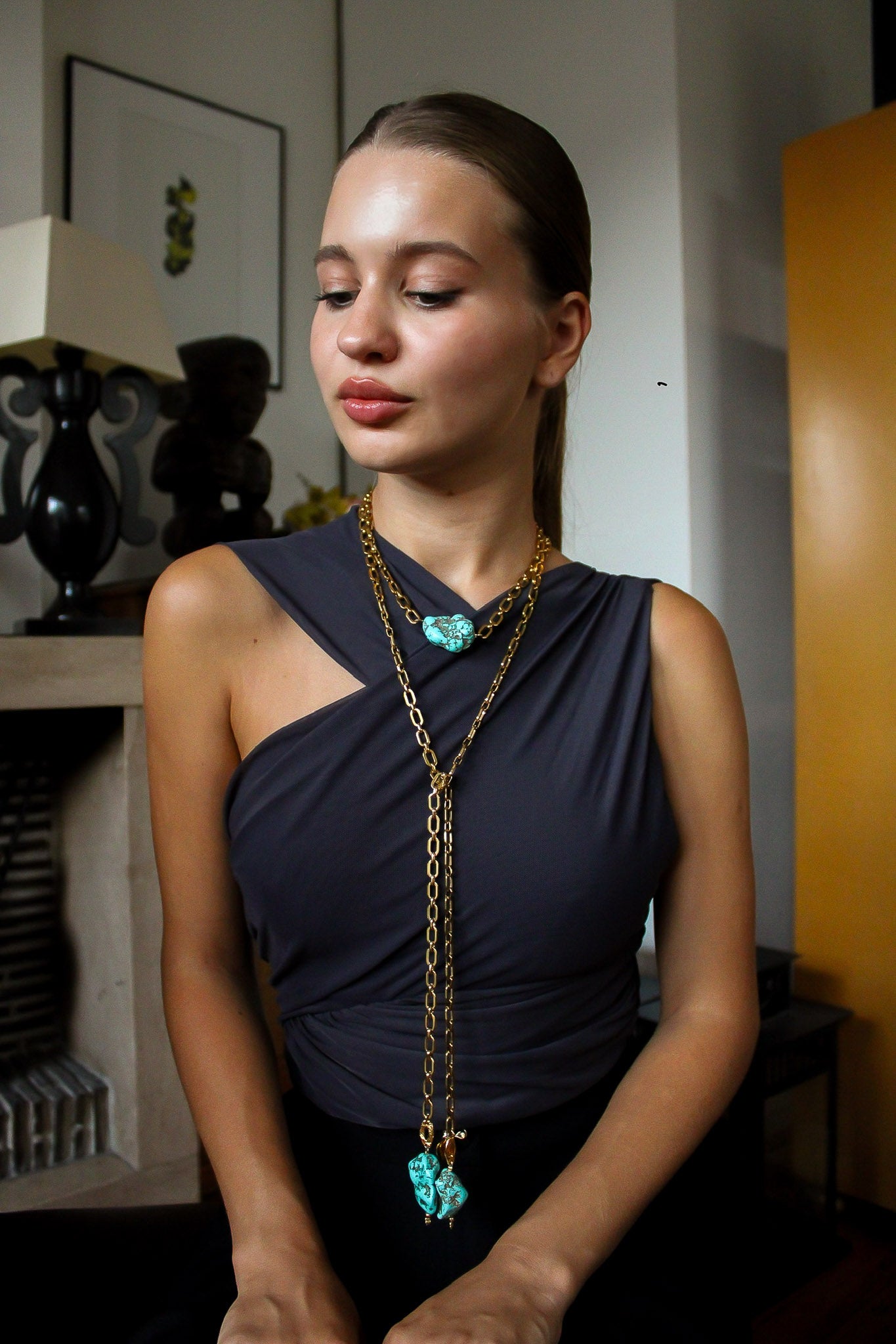 Ras de cou Turquoise x PRÉCIEUSE