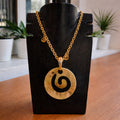 Collier corne spirale x AFRICA