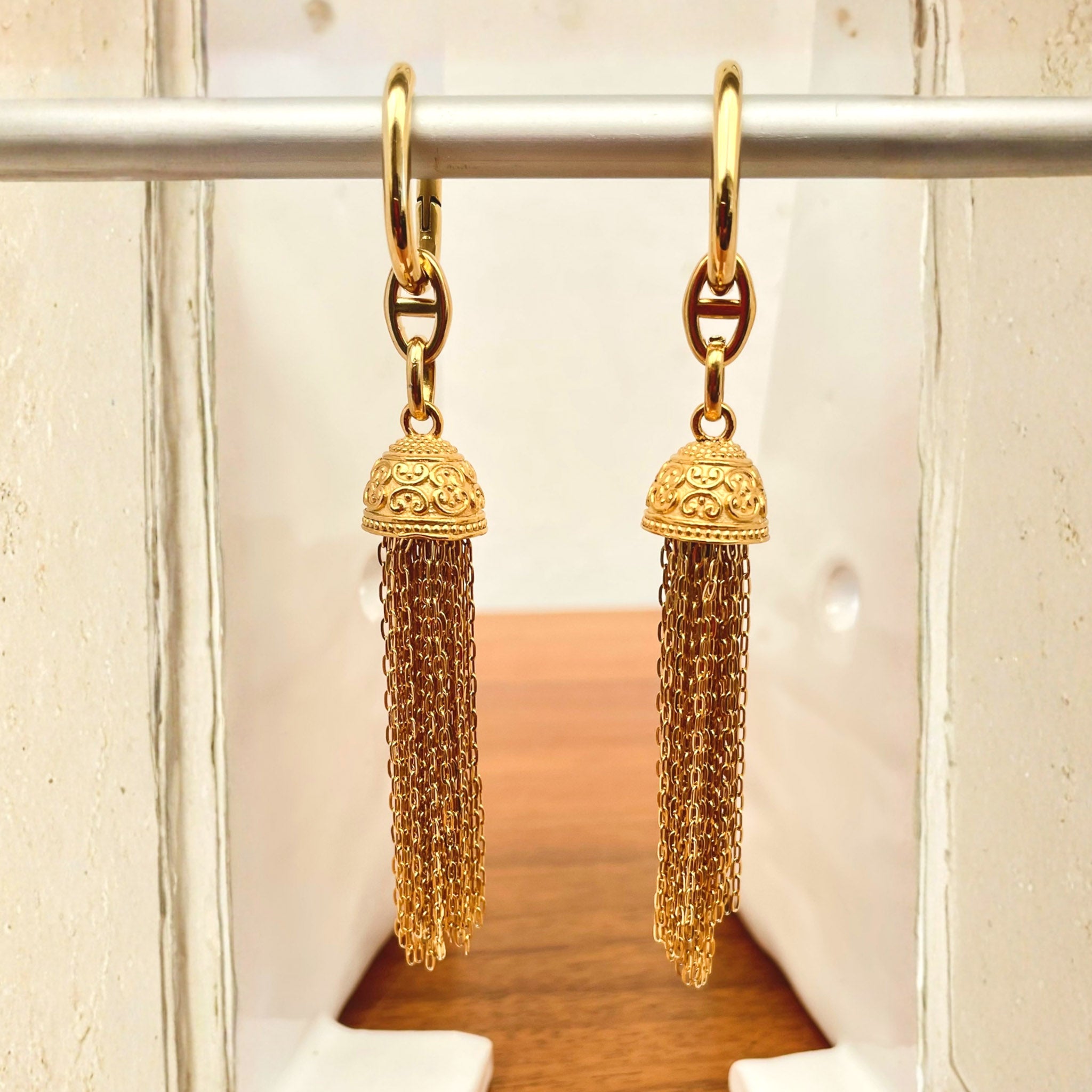 Boucles d'oreilles Pompon x BLING