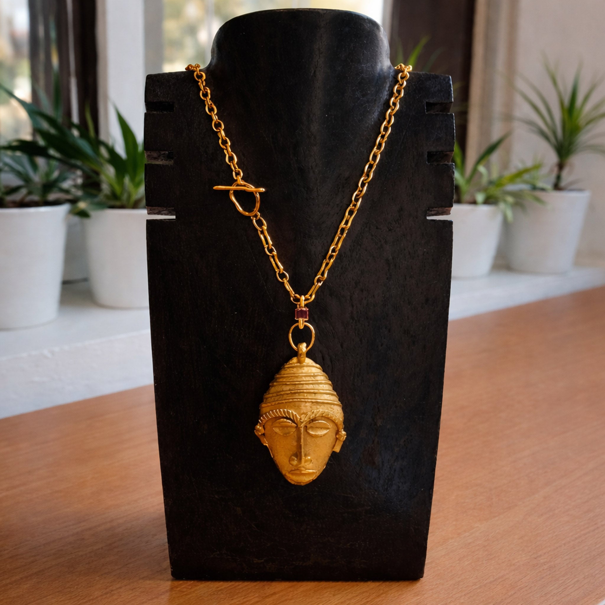 Collier masque africain x AFRICA