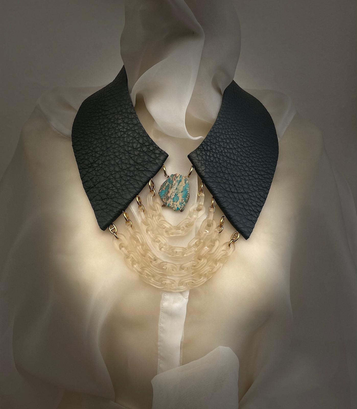 Collier col cuir x CCC24